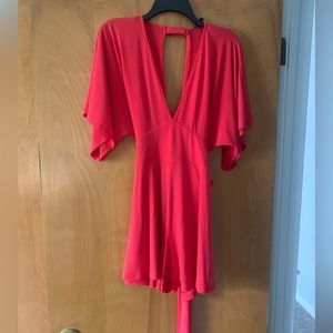 Express wide leg & arm shorts romper